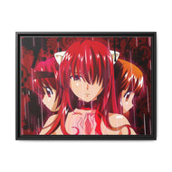 Anime Elfen Lied Canvas Framed Art Print