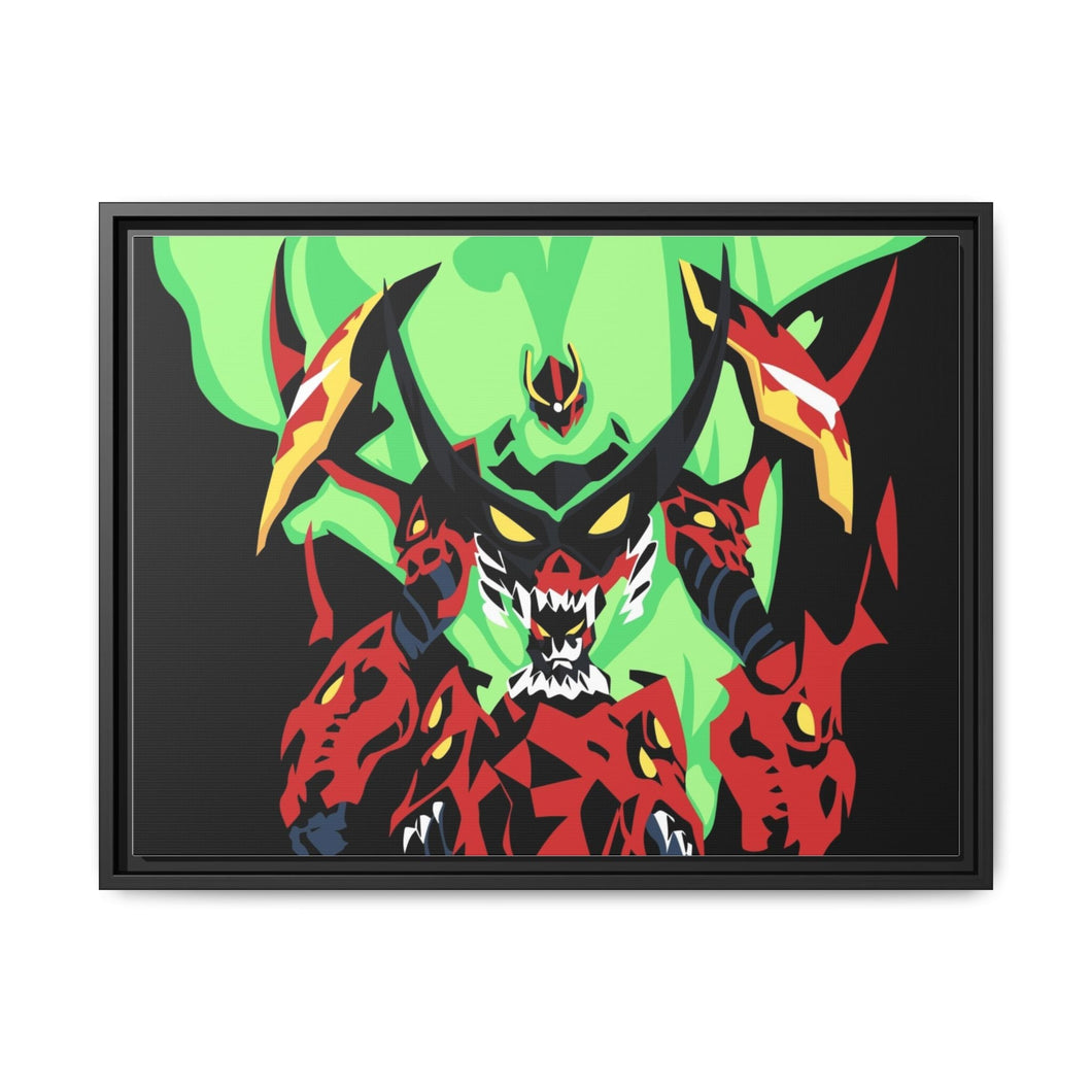 Tengen Toppa Gurren Lagann Minimalist Canvas Framed Art Print