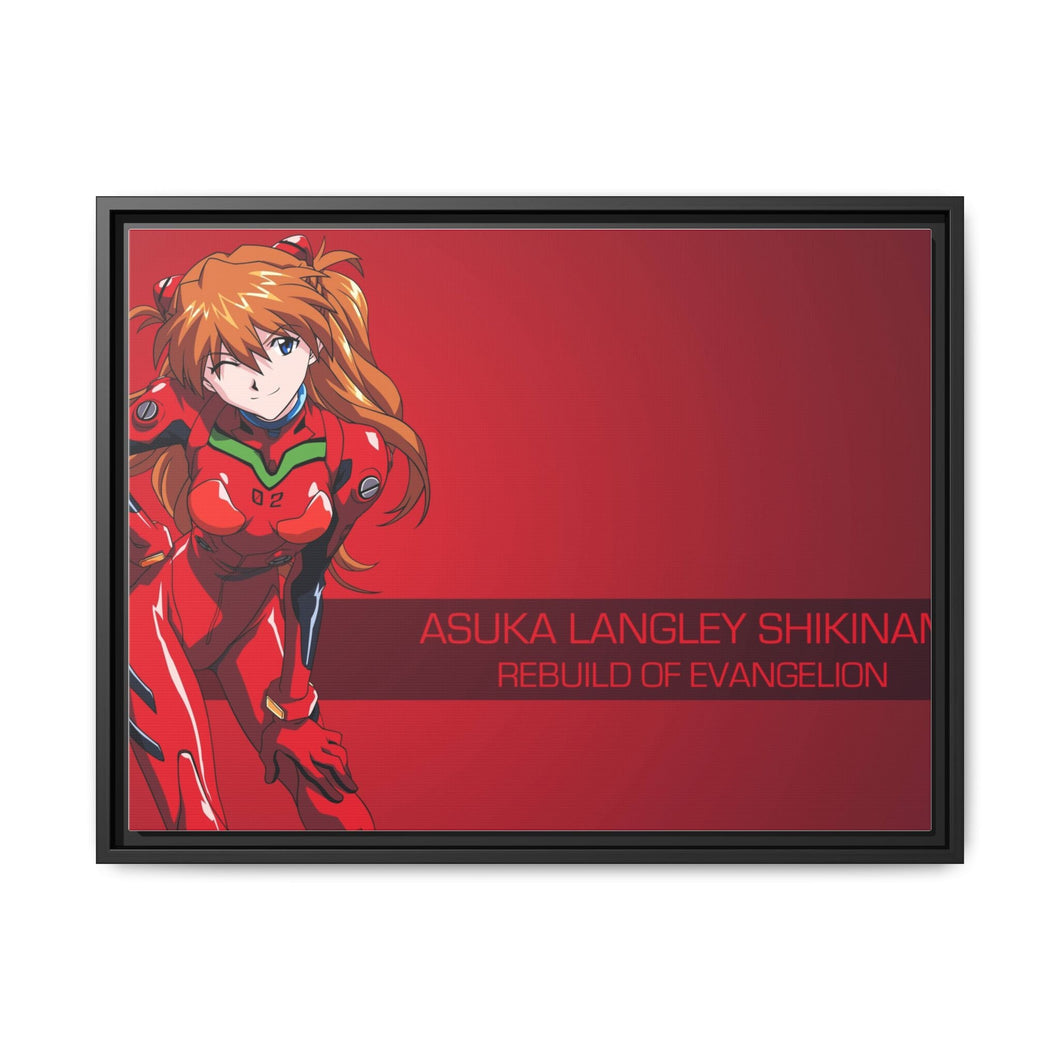 Anime Neon Genesis Evangelion Canvas Framed Art Print