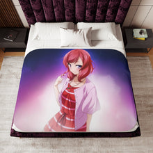 Load image into Gallery viewer, Maki Nishikino Sherpa Blanket
