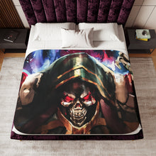 Load image into Gallery viewer, Ainz Ooal Gown Sherpa Blanket
