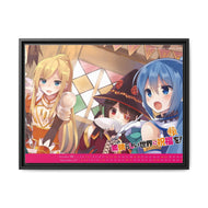 Anime KonoSuba - God’s blessing on this wonderful world!!r Canvas Framed Art Print