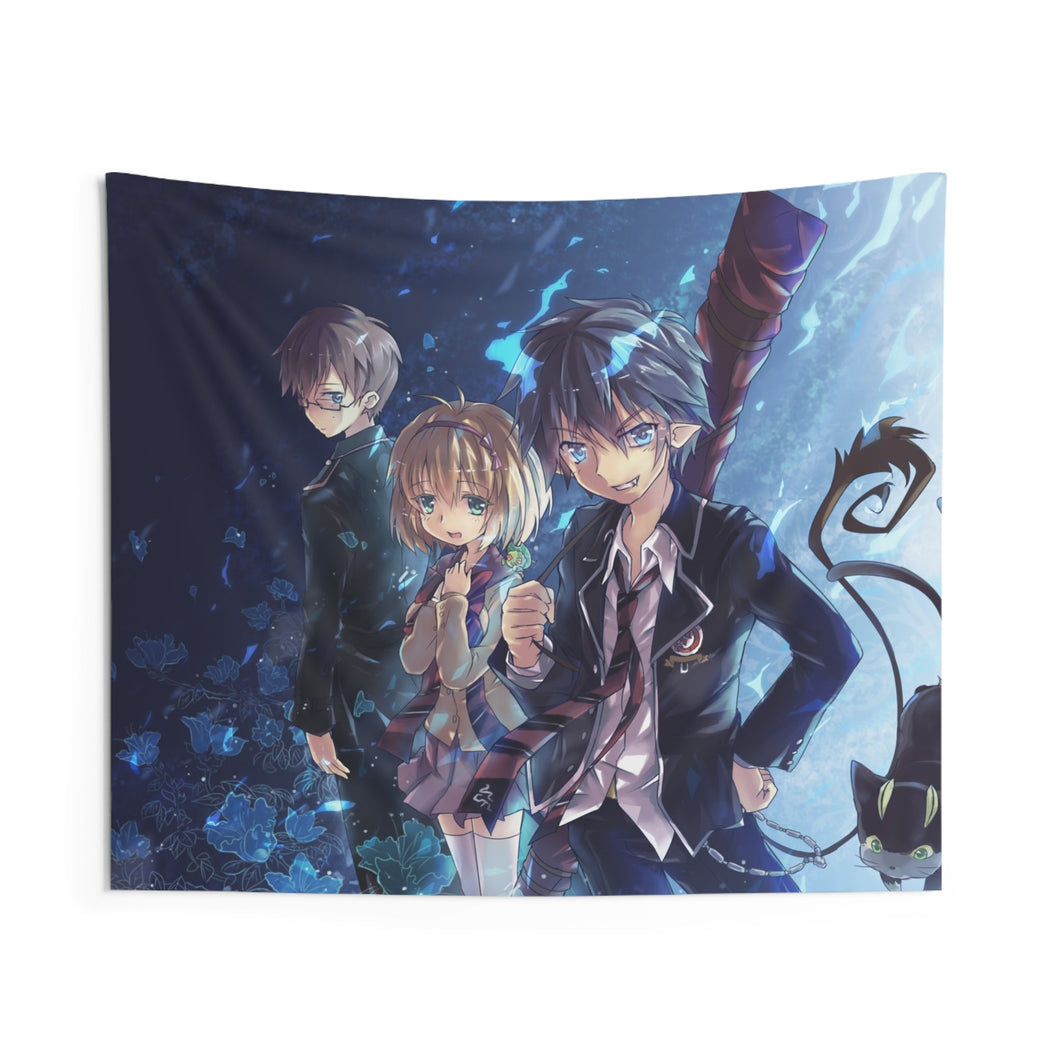 Rin,Yukio and Shiemi Indoor Wall Tapestry