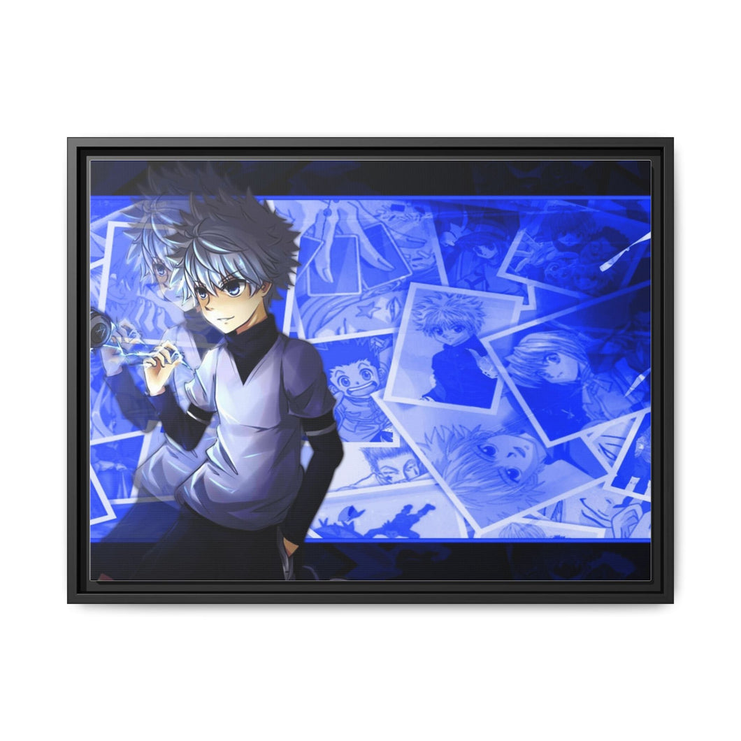 Killua Zoldyck Canvas Framed Art Print