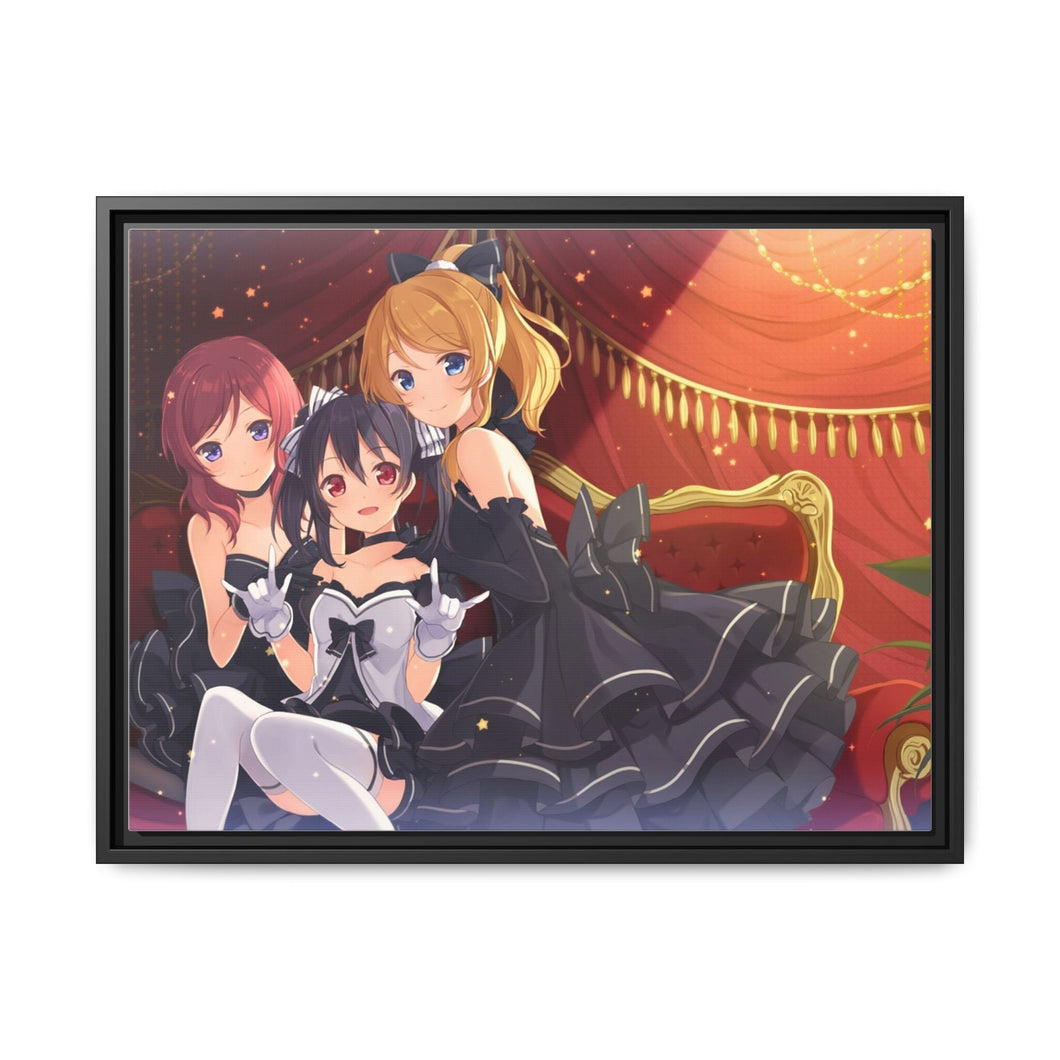 Love Live! Canvas Framed Art Print