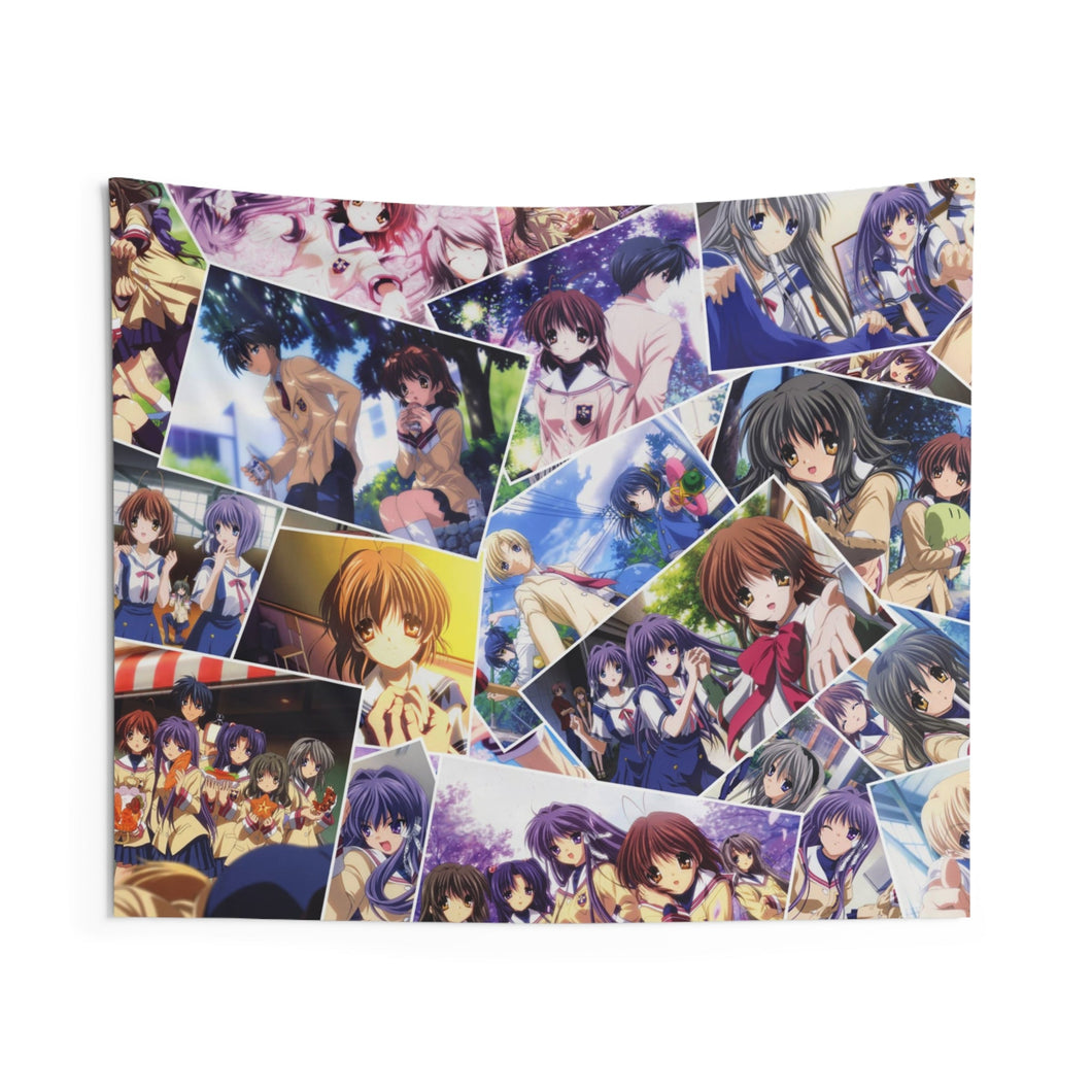 Clannad Tomoya Okazaki, Nagisa Furukawa, Tomoyo Sakagami, Kyou Fujibayashi, Fuuko Ibuki Indoor Wall Tapestry