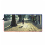 Through the empty streets RGB LED Mouse Pad (Desk Mat)