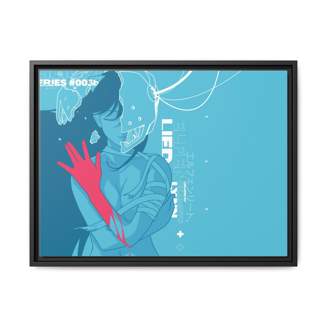 Anime Elfen Liedr Canvas Framed Art Print