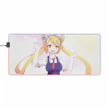 Load image into Gallery viewer, Miss Kobayashi's Dragon Maid Kobayashi San Chi No Maid Dragon, Tohru RGB LED Mouse Pad (Desk Mat)
