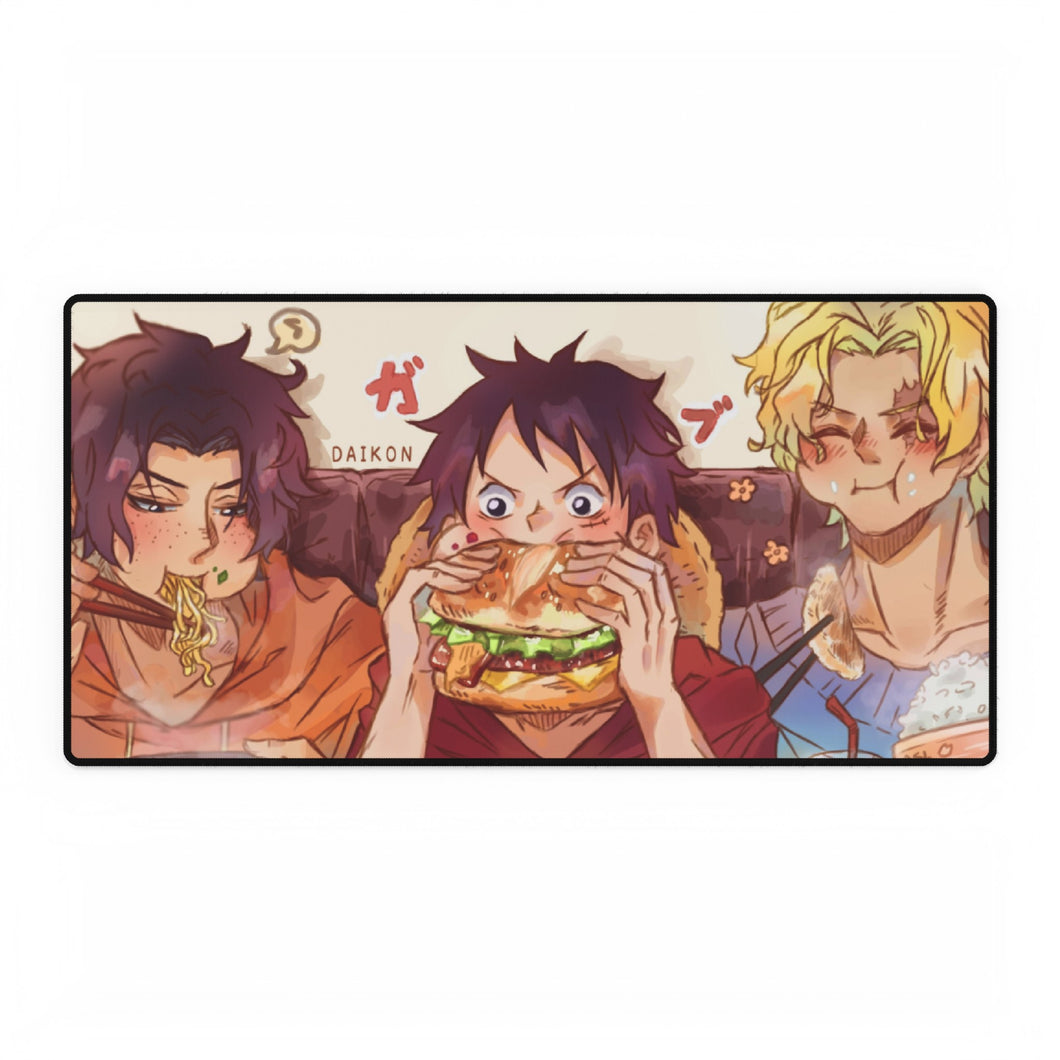 Monkey D. Luffy, Portgas D. Ace & Sabo Mouse Pad (Desk Mat)