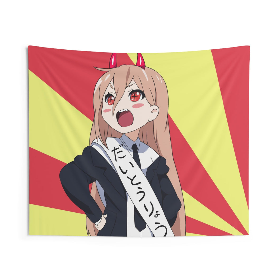 Anime Chainsaw Man Indoor Wall Tapestry