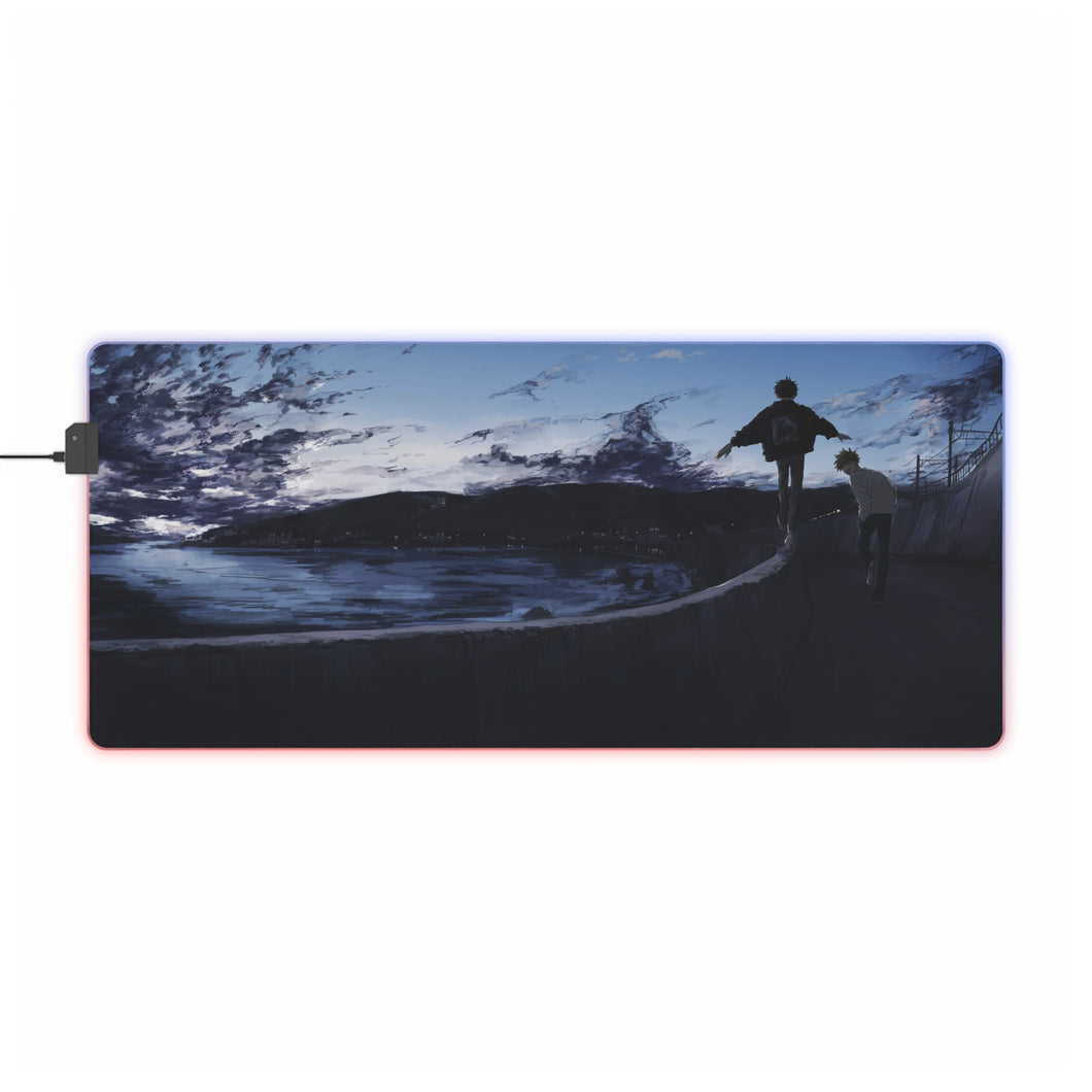 Anime Friends RGB LED Mouse Pad (Desk Mat)