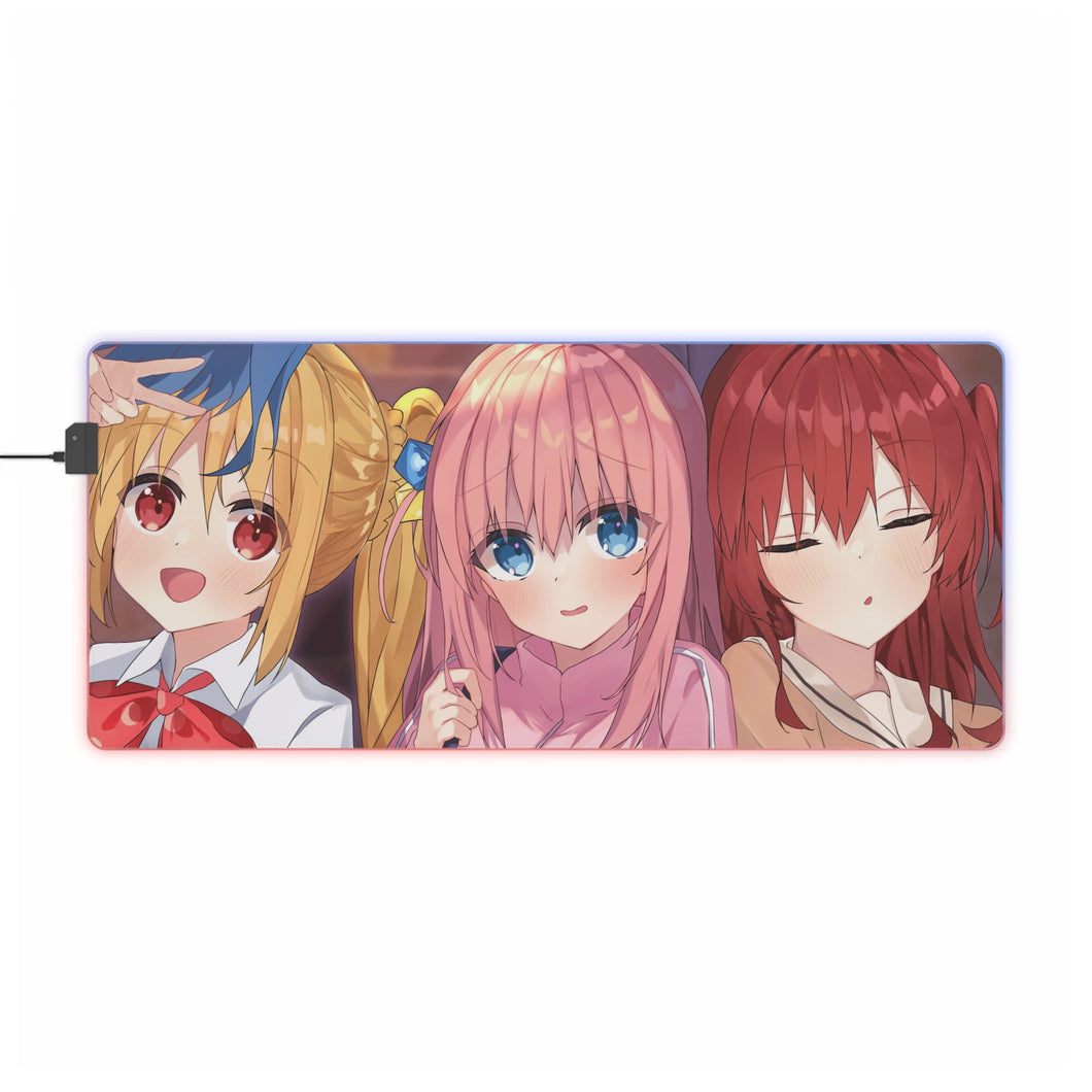 Bocchi the Rock RGB LED Mouse Pad (Desk Mat)