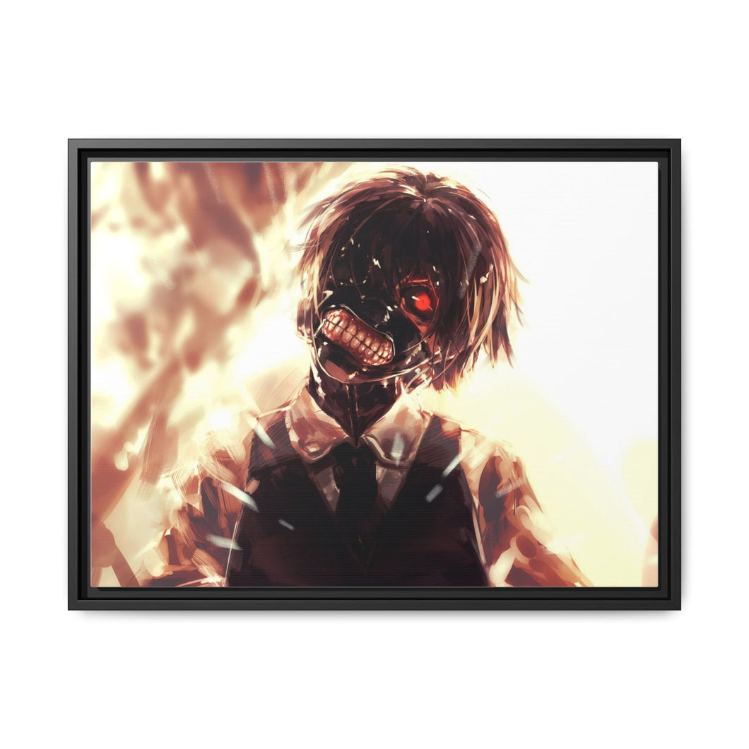 Kaneki Ken ( Tokyo Ghoul) Canvas Framed Art Print