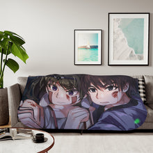 Load image into Gallery viewer, Ashitaka and Princess Mononoke Sherpa Blanket
