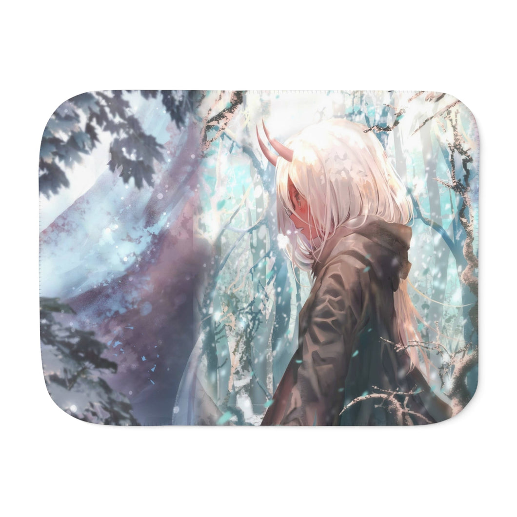 Darling In The FranXX Sherpa Blanket
