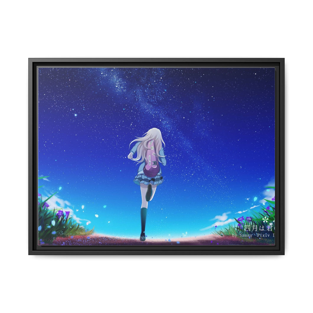 Kaori Miyazono Canvas Framed Art Print