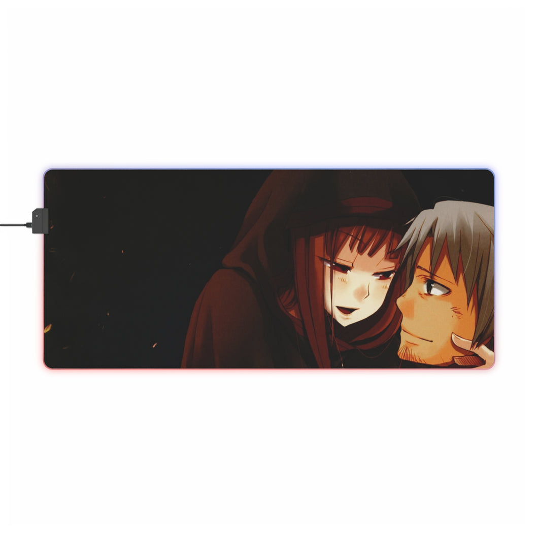 Spice And Wolf RGB LED Mouse Pad (Desk Mat)