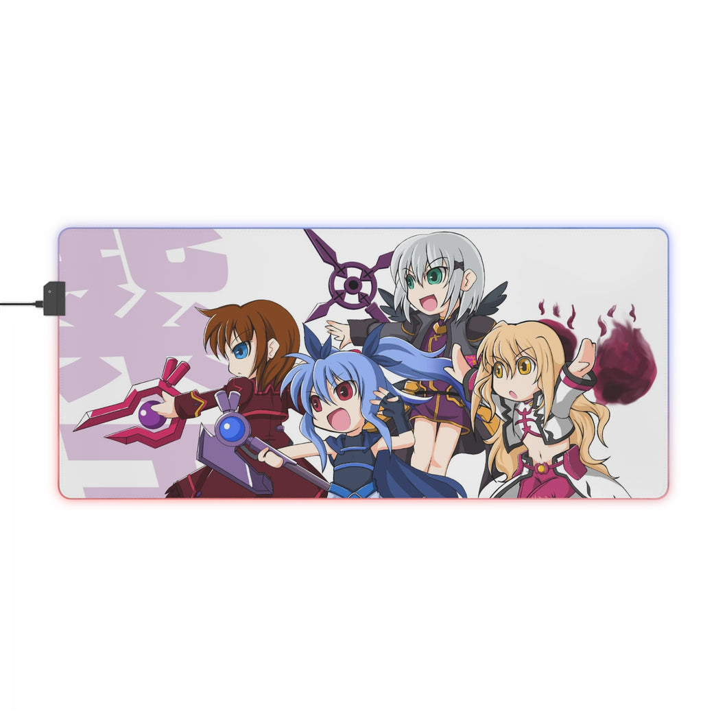 Magical Girl Lyrical Nanoha RGB LED Mouse Pad (Desk Mat)