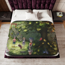 Load image into Gallery viewer, Anohana Sherpa Blanket
