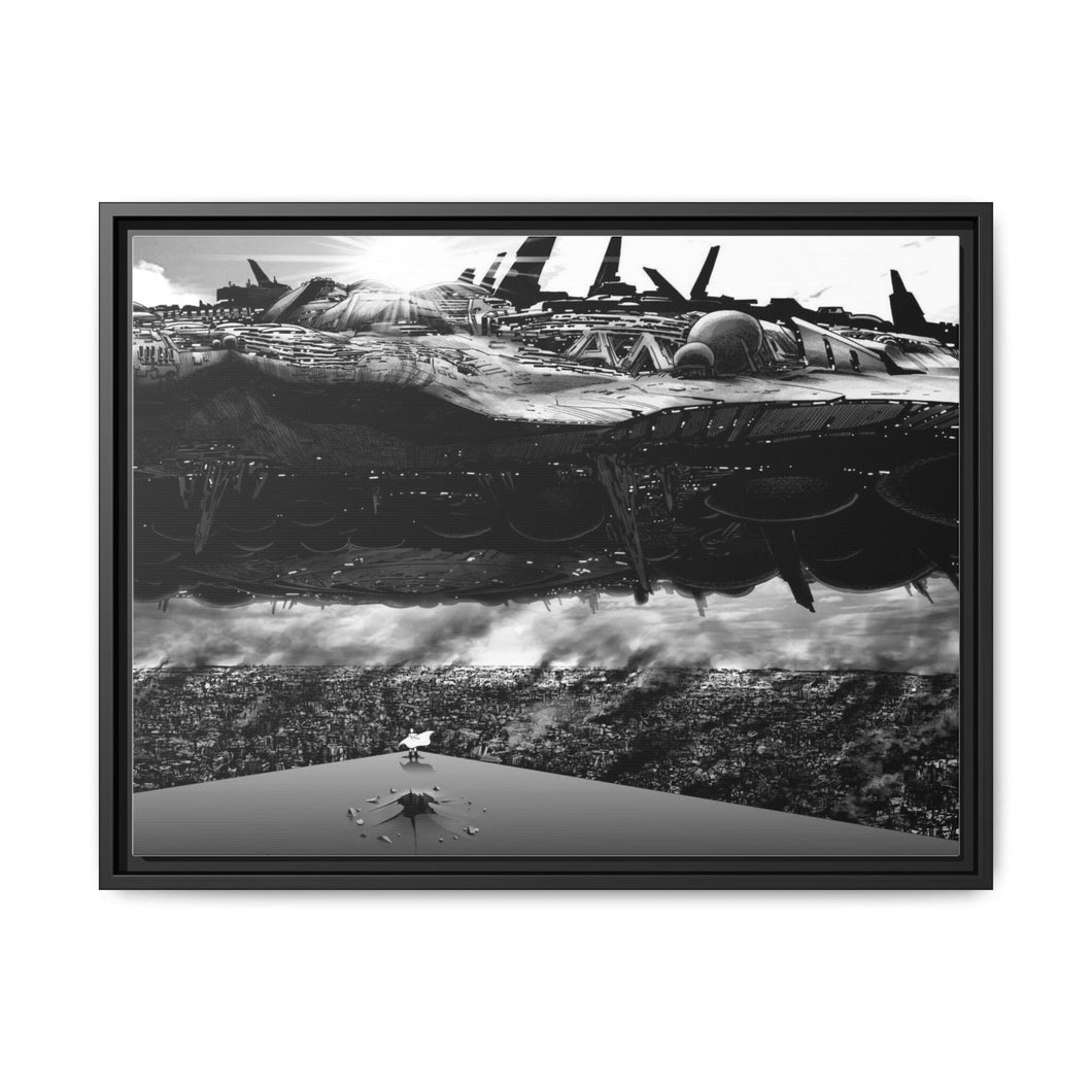 Anime One-Punch Man Canvas Framed Art Print