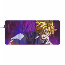 Load image into Gallery viewer, The Seven Deadly Sins Meliodas RGB LED Mouse Pad (Desk Mat)
