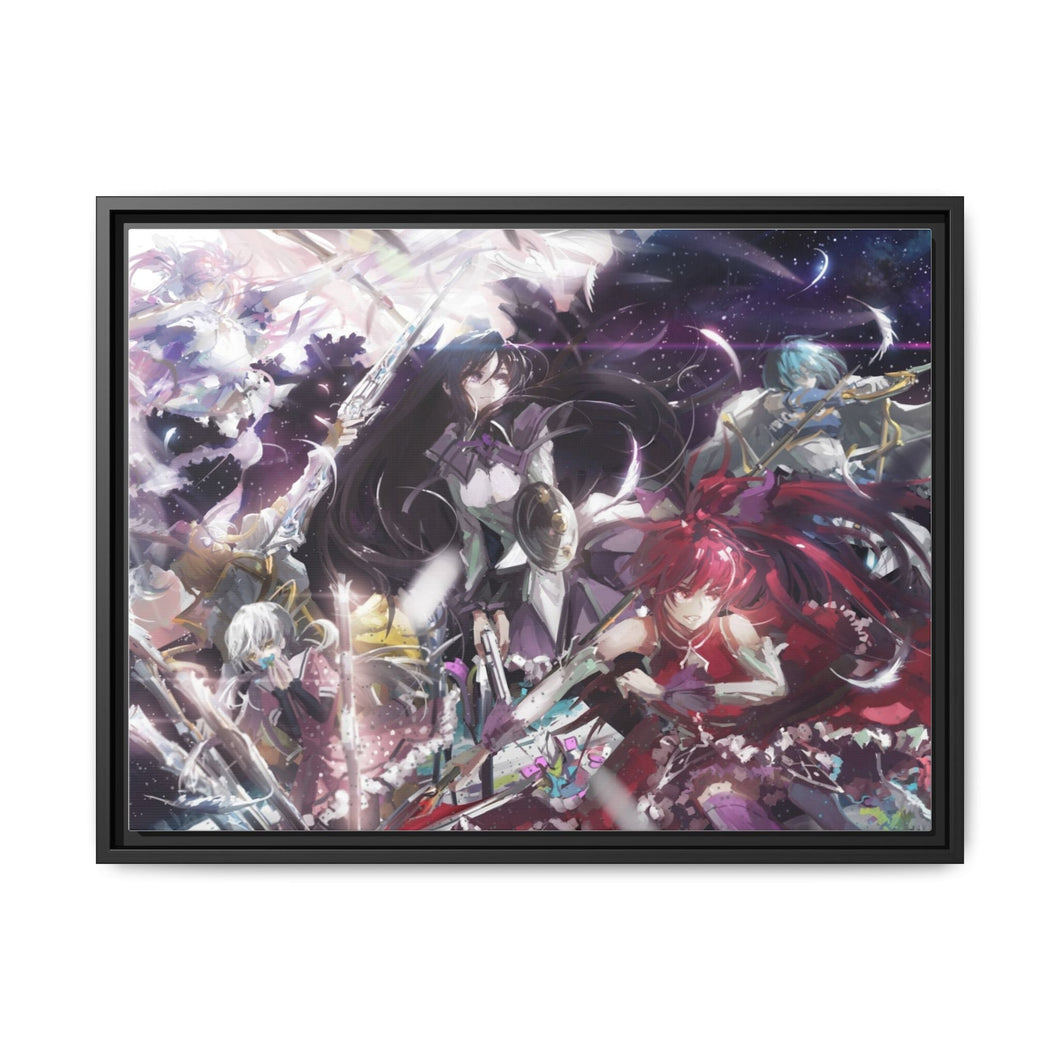 Anime Puella Magi Madoka Magica Canvas Framed Art Print