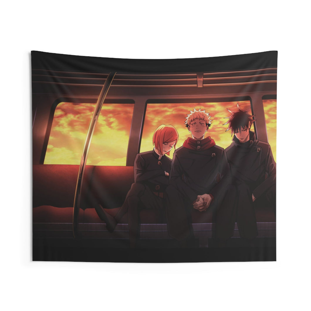 Jujutsu Kaisen Megumi Fushiguro, Nobara Kugisaki Indoor Wall Tapestry