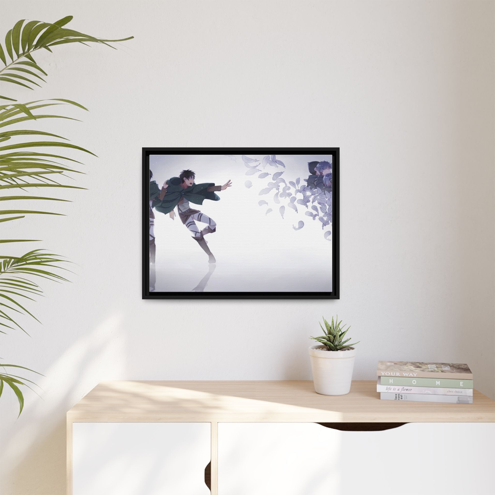 Load image into Gallery viewer, Anime Attack On Titan Canvas Framed Art Print