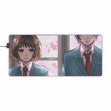 Load image into Gallery viewer, To Become a Real Heroine! The Unpopular Girl and the Secret Task RGB LED Mouse Pad (Desk Mat)
