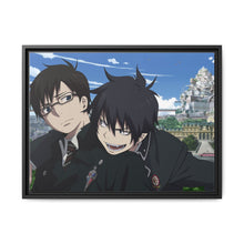 Load image into Gallery viewer, Blue Exorcist Canvas Framed Art Print
