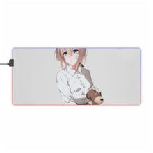 Load image into Gallery viewer, Violet Evergarden RGB LED Mouse Pad (Desk Mat)
