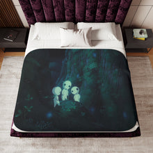 Load image into Gallery viewer, Anime Princess Mononoker Sherpa Blanket
