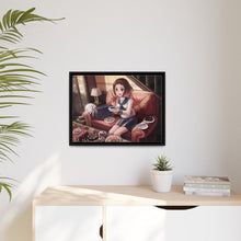 Load image into Gallery viewer, Mayaka Ibara Eating Canvas Framed Art Print

