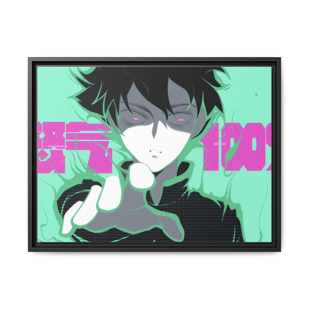 Mob Psycho 100 Shigeo Kageyama Canvas Framed Art Print