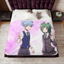 Load image into Gallery viewer, Assassination Classroom Nagisa Shiota, Kaede Kayano Sherpa Blanket
