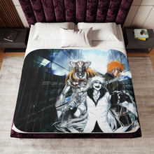Load image into Gallery viewer, Bleach Ichigo Kurosaki Sherpa Blanket
