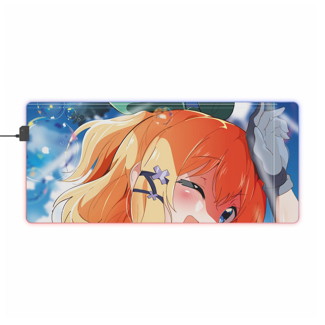 Rokudenashi Majutsu Koushi to Akashic Records RGB LED Mouse Pad (Desk Mat)