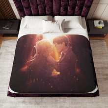 Load image into Gallery viewer, Anime Your Lie in April Sherpa Blanket

