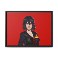 Ryuko Matoi Canvas Framed Art Print