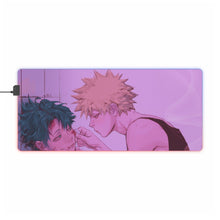 Load image into Gallery viewer, My Hero Academia Izuku Midoriya, Katsuki Bakugou RGB LED Mouse Pad (Desk Mat)
