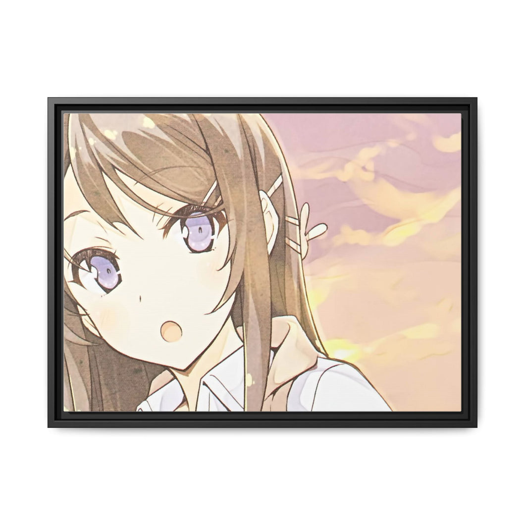Rascal Does Not Dream of Bunny Girl Senpai Canvas Framed Art Print