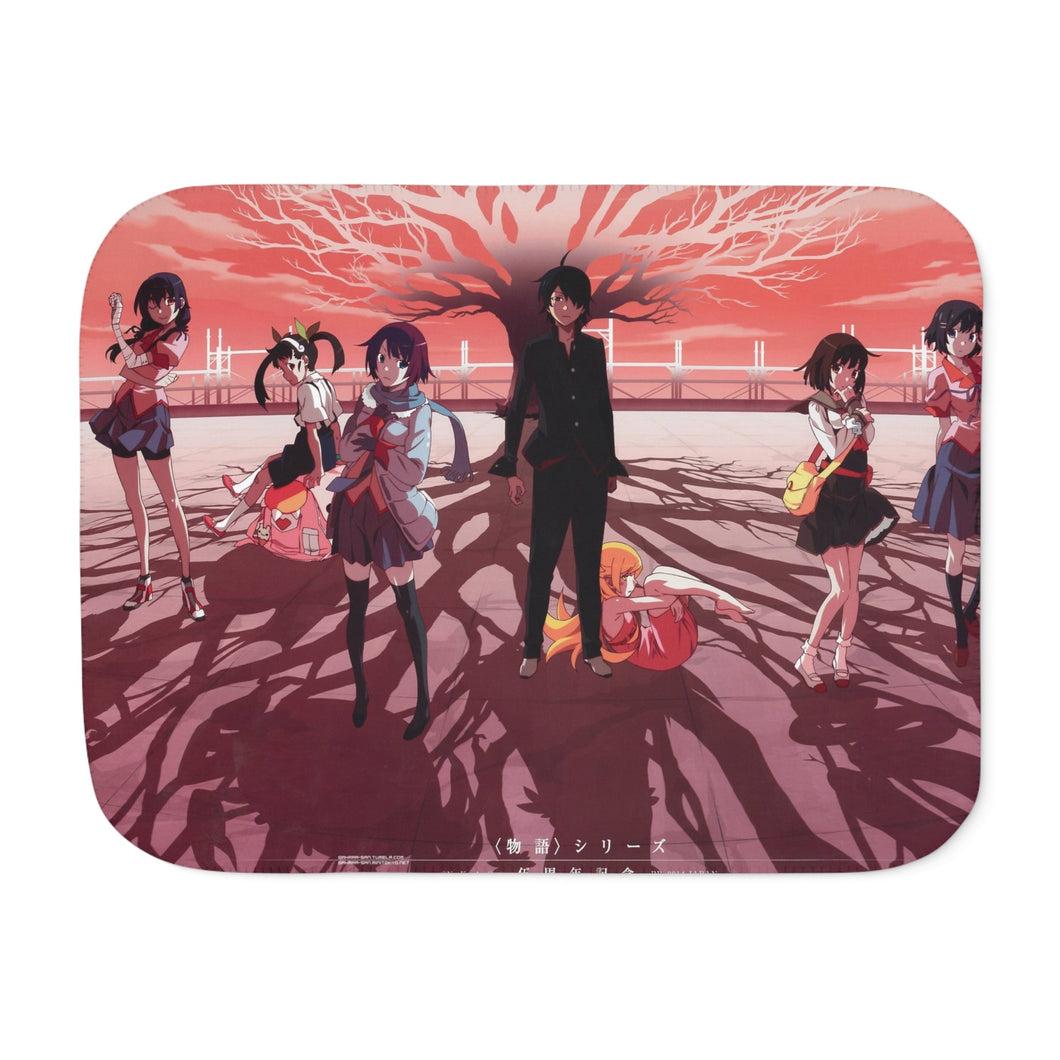 Monogatari (Series) Sherpa Blanket