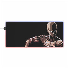 Load image into Gallery viewer, Saitama's power RGB LED Mouse Pad (Desk Mat)
