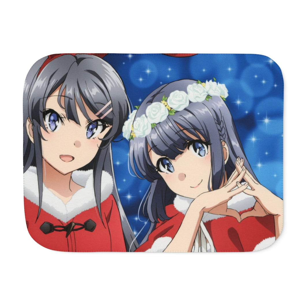 Rascal Does Not Dream Of Bunny Girl Senpai Sherpa Blanket