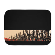 Load image into Gallery viewer, Anime Samurai Champloor Sherpa Blanket
