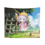 Miss Kobayashi's Dragon Maid Kanna Kamui, Kobayashi San Chi No Maid Dragon Indoor Wall Tapestry