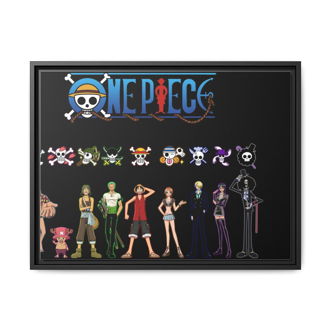 Anime One Piece Canvas Framed Art Print