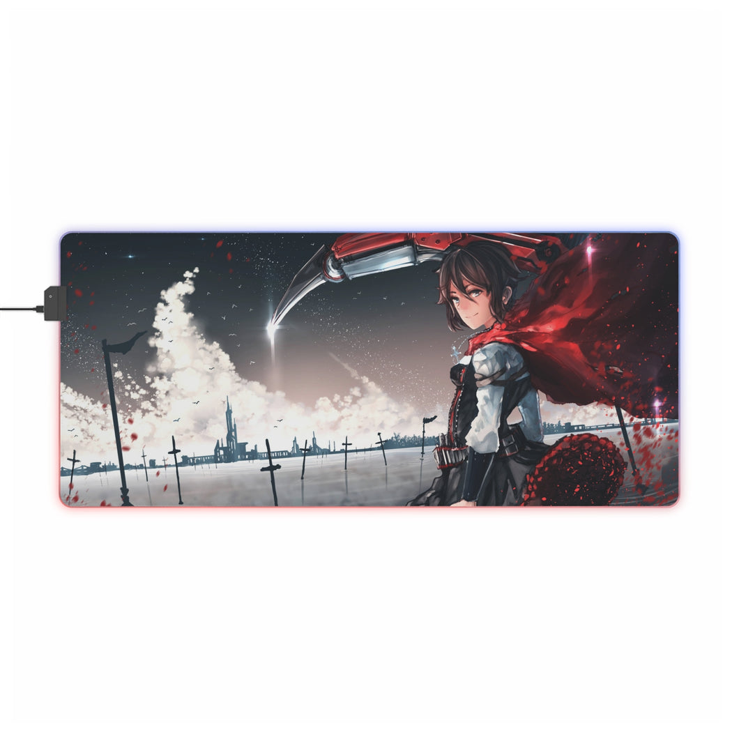 Ruby Rose RGB LED Mouse Pad (Desk Mat)