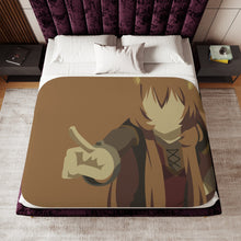 Load image into Gallery viewer, Raphtalia from The Rising of the Shield Hero for Dekstop Sherpa Blanket
